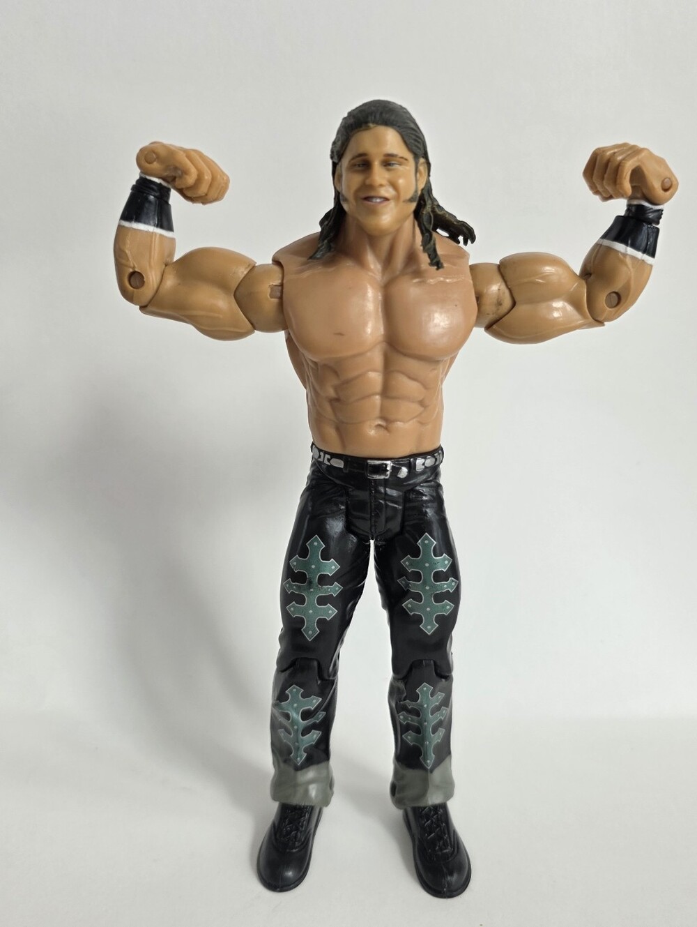 Vintage WWF WWE 2003 Jakks Pacific John Morrison Wrestling Toy Action Figure